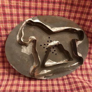 Old Antique Tin Horse Cookie Cutter