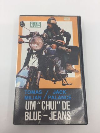 Cop In Blue Jeans - 1976 - Filmitalus Video Label - Vhs - Pal - Portugal - Rare