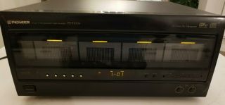 Pioneer Pd - F1004 Hi - Fi Cd Player 100 Disc Changer Rare & Htf As - Is /
