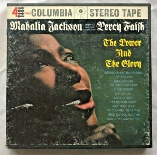 Rare 7 - 1/2ips Mahalia Jackson The Power & The Glory Reel Tape Guaranteed