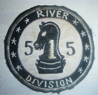 Black Knight - Rare Patch - Us Navy Seals River Division 55 - Vietnam War - 6615