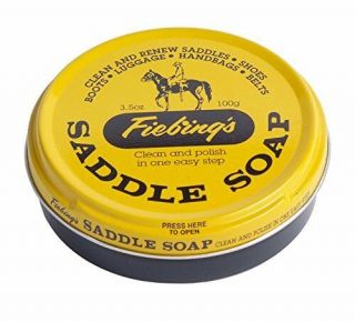 Fiebings Saddle Soap,  3.  5 Oz,  Yellow