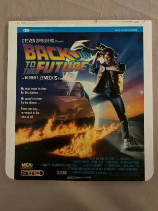 Rare Back To The Future Rca Selectavision Ced Video Disc Stereo Bttf