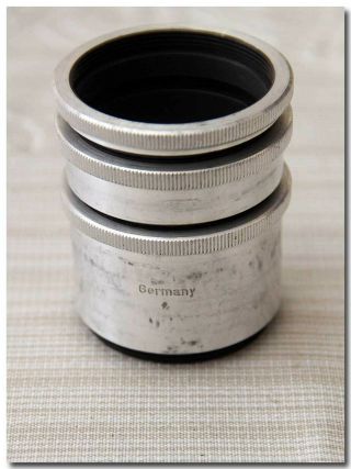 Vintage M42 Extension tube set made in Germany.  Rare and collectible 3