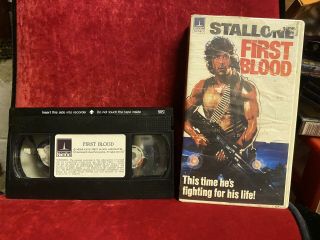 Rambo First Blood Vhs Rare Thorn Emi Clamshell 80s Action Movie Exploitation Htf