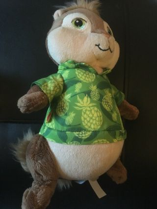 9” Build A Bear Theodore Plush Alvin And The Chipmunks Hawaiian Shirt Vintage