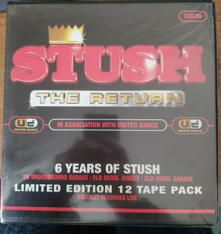 Stush The Return - 6 Years Of Stush - Ltd Edition 12 Pack - Old Skool Rave Tape Rare