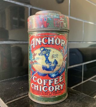 Anchor Coffee & Chicory Vintage 1910 