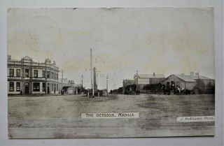 Antique Postcard The Octagon Manaia Zealand C 1908.