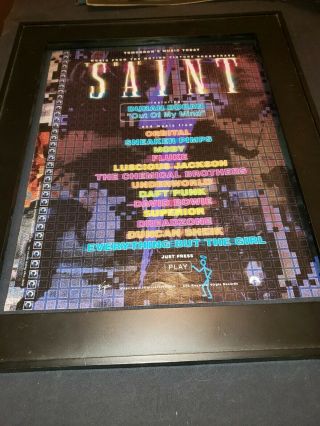 The Saint Duran Duran Out Of My Mind Rare Promo Poster Ad Framed