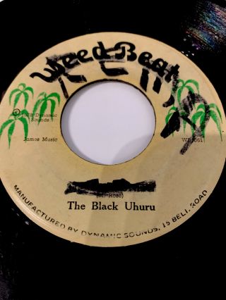 Black Uhuru - Time To Unite Mega Rare Reggae Roots Killer Weed Beat 7” 45 1978 Vg