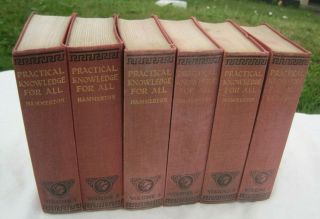 Rare Complete Set Of 6 Volumes Practical Knowledge For All By Hammerton Vintage
