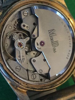 Vintage Rare 30 Jewel Automatic Mens Swiss Wrist Watch 99p Start No Res 3