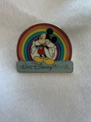 Disney Walt Disney World Mickey Mouse Pride Pin 2002 Rare