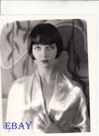 Louise Brooks Stares At Us Rare Photo Paper Is Fiber Based