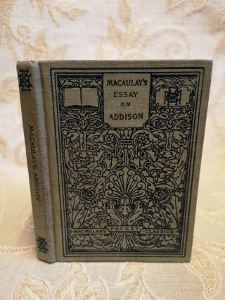 Antique Book Of Macaulay 