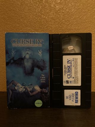 Curse 4 The Ultimate Sacrifice Vhs Rare Horror 80s Cult Witchcraft