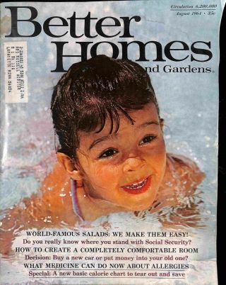 Better Homes And Gardens,  August 1964