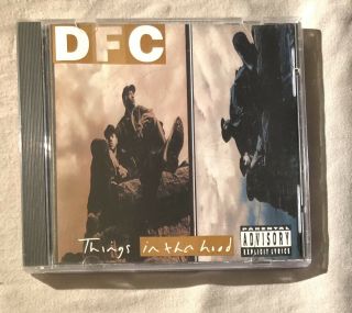 Rare 1994 Dfc Things In Tha Hood Cd Rap Old School Hip Hop Oop