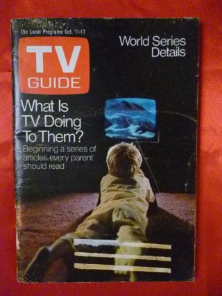 Texas October 11 1969 Tv Guide What Is Tv Doing To Kids Copperfield Buddy Epsen