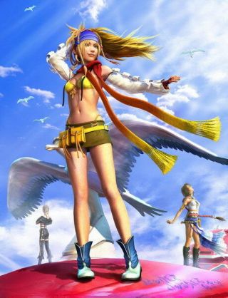 081 Final Fantasy - Rikku Ff Lightning Face Girl Tv Game 24 " X31 " Poster