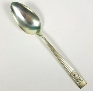 Oneida Community Coronation Vintage Silverplate Soup Or Dessert Spoon 7 3/4 Inch