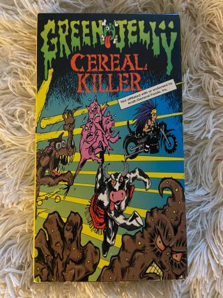 Green Jelly Rare Cereal Killer Oop Vhs Tape Horror Jello Punk Rock Music Video
