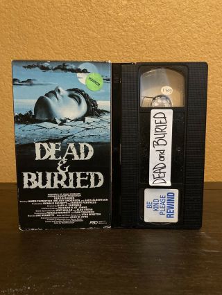 Dead And Buried Vhs Horror Cult 80s Rare Vestron Video