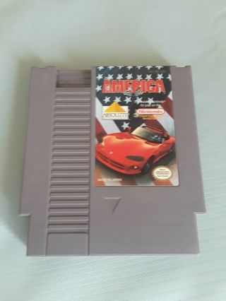 Race America (nintendo Entertainment System,  1992) Rare Nes Game