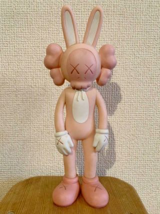 Rare KAWS ACCOMPLICE MEDICOM TOY PINK VERSION without box 2002 EASTER 2