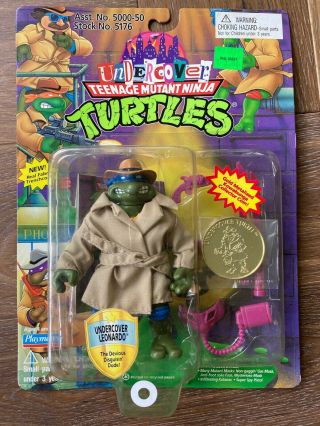 Teenage Mutant Ninja Turtles Tmnt Undercover Leonardo Very Rare Cloth Coat 1994
