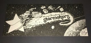 Jim Rumph (1975) Rare Rumph Starmakers Christmas Card,