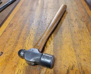 Antique Blacksmith Tools True Temper Ball Peen Anvil Hammer Vintage Machinist Us