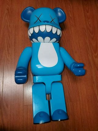 Kaws X Be@rbrick 1000 Blue Medicom Toy Bearbrick Figure Rare Japan