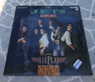 The Jets - Airplay Pioneer Laserdisc Ld Not A Dvd Ultra Rare