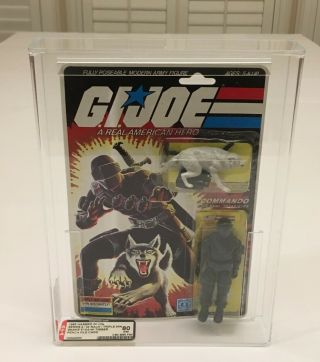 GI Joe Vintage 1985 Snake Eyes W/ Timber Triple Win MOC AFA 80 2