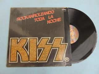 Kiss Rare Mexican Lp Killers Album Titled Rockanroleando Toda La Noche Unique Ps