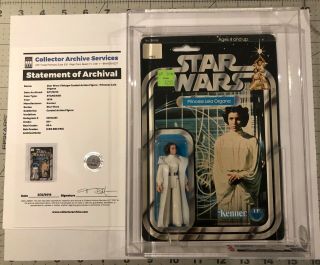1978 Star Wars Princess Leia Organa 20 Back A - Afa Cas 80,  C80 B85 F85
