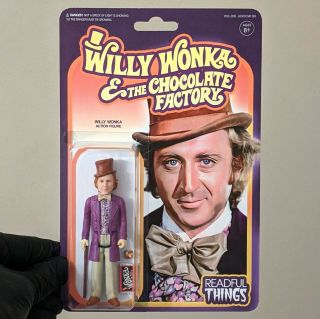 Willy Wonka - Gene Wilder - 1971 - Roald Dahl - Readful Things - Action Figure