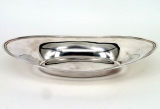 Silver Fruit Bowl Or Dish Boat Form