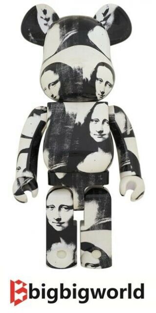 Medicom Toy Be@rbrick – 1000 Bearbrick Andy Warhol " Double Mona Lisa "