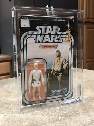 Vintage 1978 Kenner Star Wars Luke Skywalker 12 Back A Unpunched Afa 70 80 85 Ex