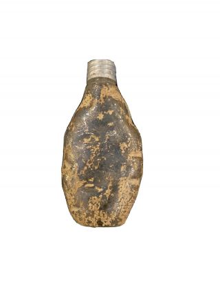 Rare Antique Potato Whiskey Flask Foust Distillery Glen Rock Pa 1870 
