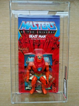 Masters Of The Universe Beastman 8 Back Afa 85 1982 Rare Mosc Motu He - Man