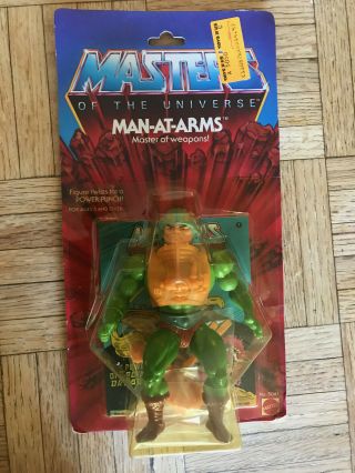 Masters Of The Universe He Man Vintage 1981 Man - At - Arms 8 Back Motu Moc