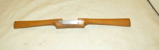 Antique Wooden Spokeshave By Clegg Old Woodworking Tool Spoke Shave