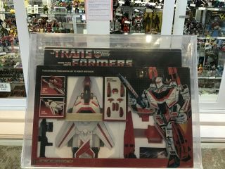 Vintage Hasbro 1985 - Transformers G1 Jetfire - Afa Qualified 80/nm