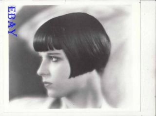Louise Brooks In Stern Profile Rare Photo Paper Is Fiber Based