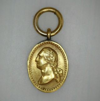 Rare - Order Of Washington Medal /no Ribbon - Gold Filled Gf