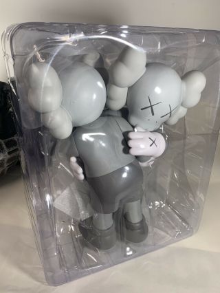 Kaws Together Grey Companion 100 Authentic Pre - Owned Rare